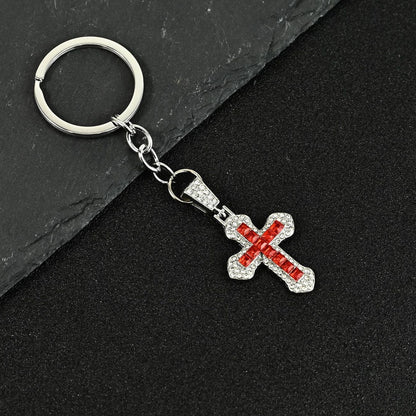 Iced Cross Charm