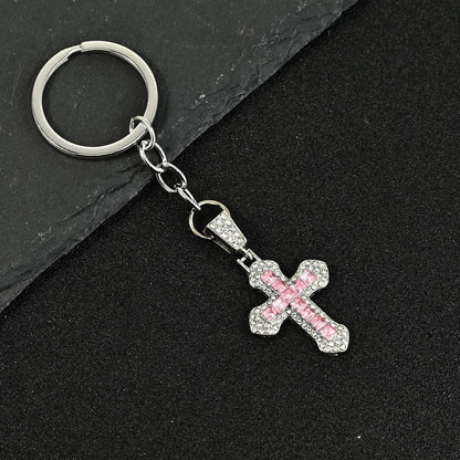 Iced Cross Charm