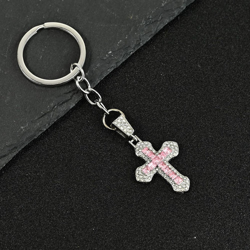 Iced Cross Charm