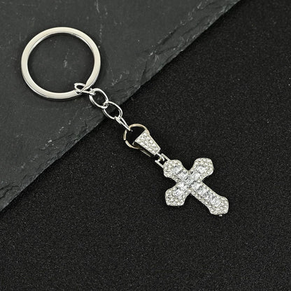 Iced Cross Charm